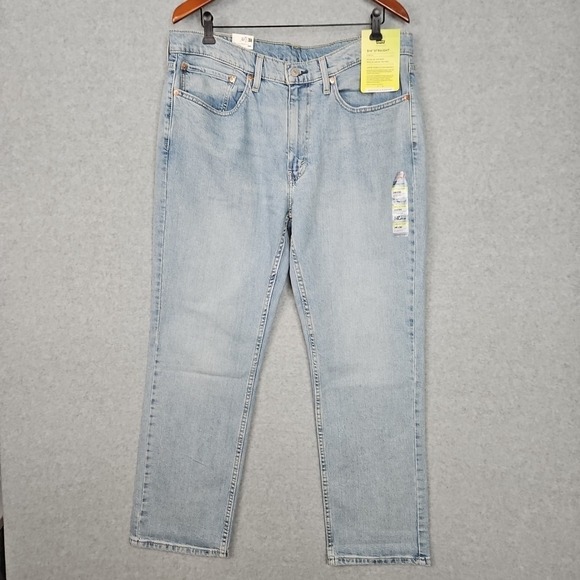 Levi's 514 Men's Size 36x30 Light‎ Wash Classic Straight Fit Jeans Denim Stretch - Picture 1 of 6